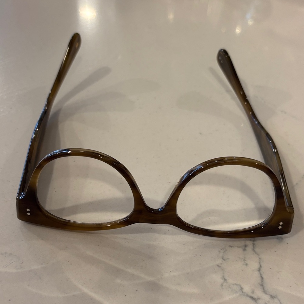 Garrett Leight Tortoiseshell Brown Sunglasses Tem… - image 8